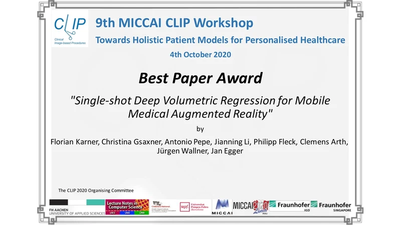 Best Paper Award, 2020