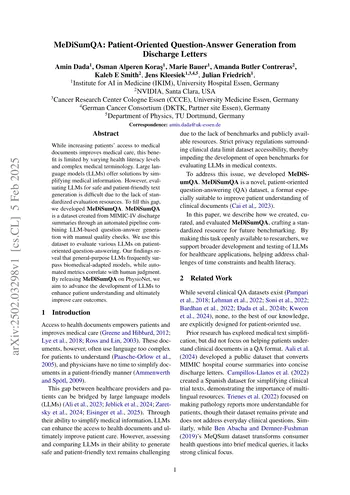 MeDiSumQA: Patient-Oriented Question-Answer Generation from Discharge Letters