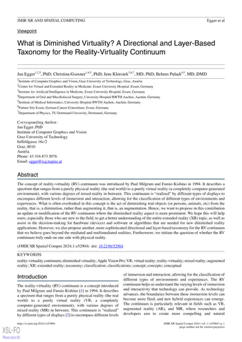 What is Diminished Virtuality? A Directional and Layer-Based Taxonomy for the Reality-Virtuality Continuum