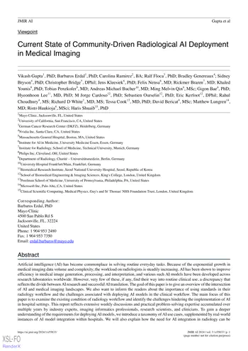 Current State of Community-Driven Radiological AI Deployment in Medical Imaging (Preprint)