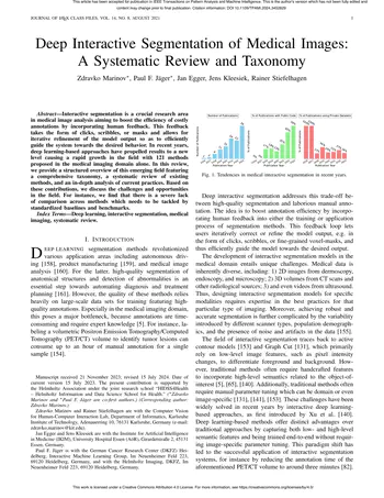 Deep Interactive Segmentation of Medical Images: A Systematic Review and Taxonomy