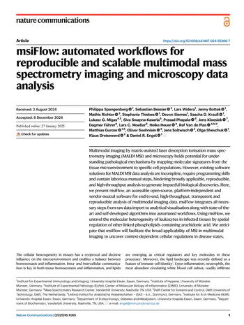 msiFlow: automated workflows for reproducible and scalable multimodal mass spectrometry imaging and microscopy data analysis